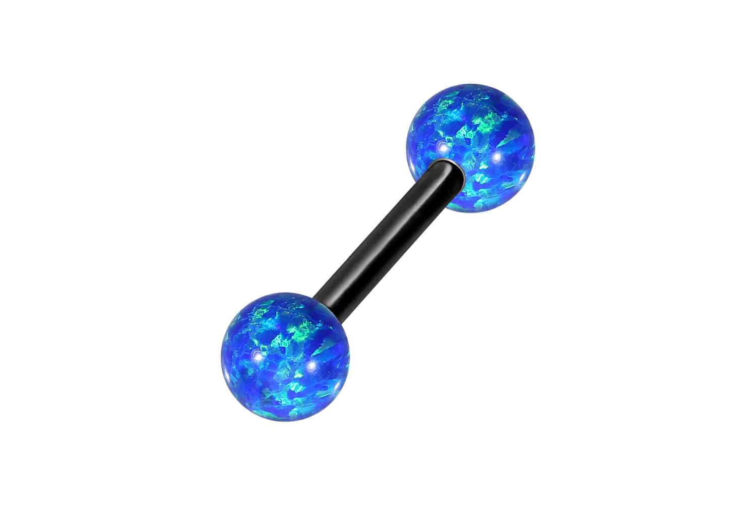 Titan Barbell Piercing SYNTHETISCHE OPALE